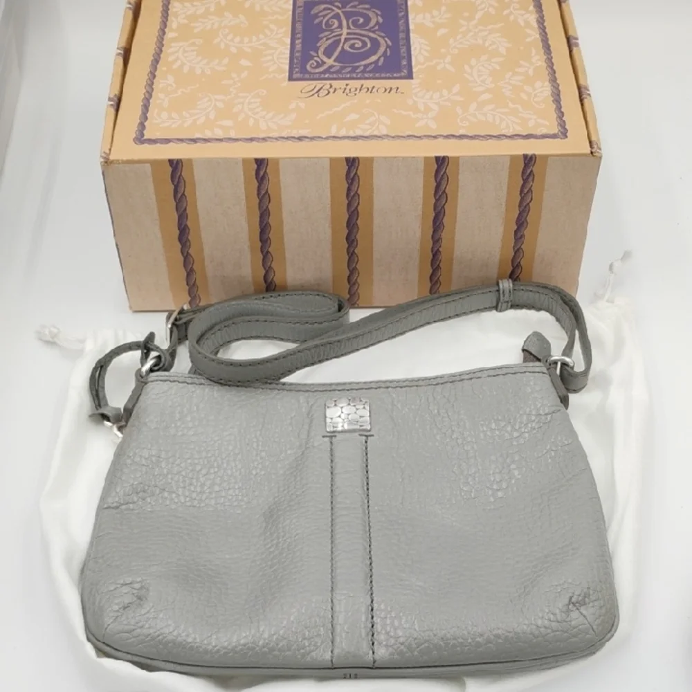 Brighton Taryn Leather Graystone Purse
